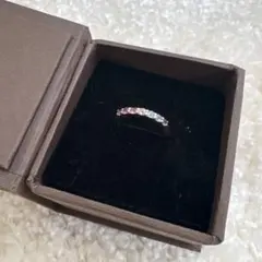 グラヴィ】マルチカラー10Kパヴェリング11号45000円購入 ※刻印、証明書