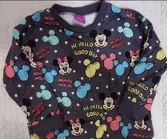 ミッキー　トレーナー　ディズニー　バルーン　風船　100 しまむら