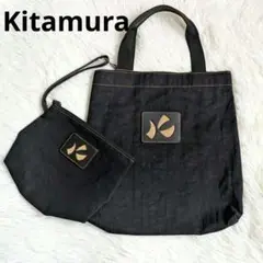 キタムラ　キャンバス トートバッグとポーチセット