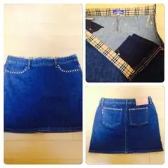 未使用☆BURBERRY BLUE LABEL デニムスカート