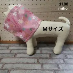 【犬用スヌード　Mサイズ】ハワイアン柄　ピンク