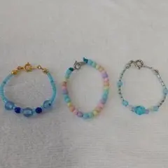 1000件達成記念割引しました…りかちゃん専用ビーズネックレス3点①