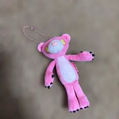 USJ ピンクパンサー ハローキティ コラボ ぬいぐるみキーホルダー