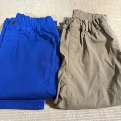 150 パンツ2枚　ストレッチ、ウェストゴム