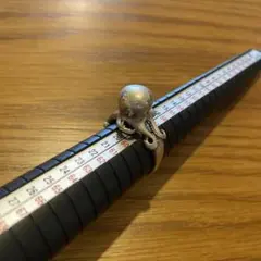 シルバーリング　タコ　18号　たこ　蛸　オクトパス　個性的