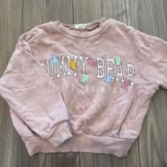 BREEZE GUMMY BEAR トレーナー ピンク 110cmのサムネイル
