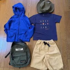男の子120cm春夏アウトドアお出かけセット モンベル Penfield他豪華のサムネイル