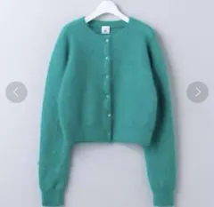 BEAUTY&YOUTH 6(ROKU) SHIRT KNIT グリーン　新品 6（ロク）の「＜6(ROKU)＞CASHMERE BIG SHIRT KNIT PULLOVER/ニット