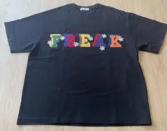 フリークスストア FREAK'S STORE Tシャツ黒 S 花 オーバーサイズのサムネイル