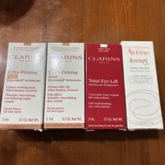 CLARINS Avene サンプル　四つ
