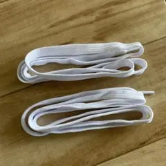 スニーカー靴ひも（白）　1足分