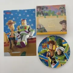 ディズニー　トイストーリー　メモ用紙　ステッカーシール　ポストカード　３点