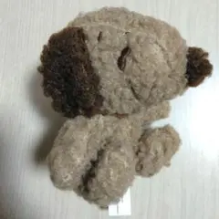 スヌーピー ぬいぐるみ キーホルダー もこもこ ビターVer