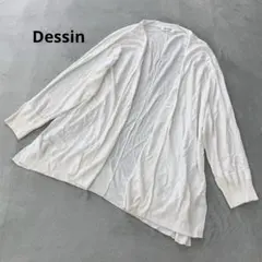 Dessin デッサン 七分袖カーディガン 白 2のサムネイル
