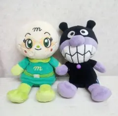 メロンパンナちゃん バイキンマン ぬいぐるみ 2体セット