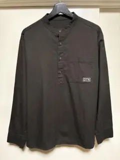 DULTON プルオーバー　ノーカラーシャツDTN 長袖シャツ　バンドカラー