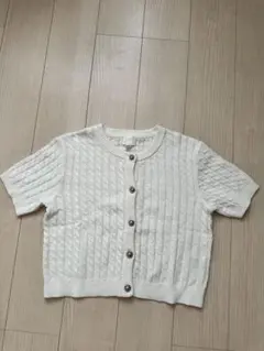 H&M ケーブルニットカーディガン
