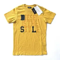 タグ付き新品未使用品✩DIESEL キッズ Tシャツ イエロー 10Y 140のサムネイル