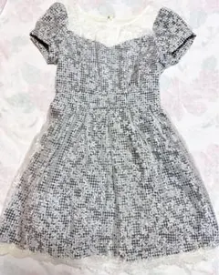 PRIME PATTERN 小花柄チェックワンピース 新品