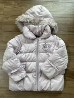 BeBe 薄紫色 ダウンコート 110