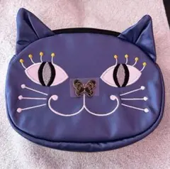 ANNA SUI 猫耳ポーチ 青