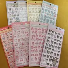 【正規品】ボンボンドロップシールミニ　サンリオ　8種コンプリート