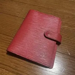 ルイヴィトン ヴェルニ 赤 手帳カバー リングバインダー式 - メルカリ