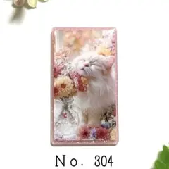 Ｎｏ．304 レジン 猫 ペンダント マグネット ブローチ