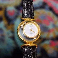 新春セールMC クォーツ腕時計 ゴールド ブラック