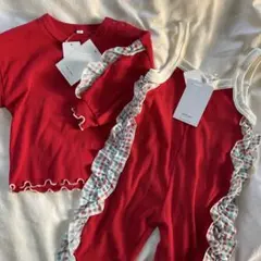 ネネンネウ　レッドサロペット