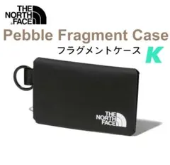 ブラック★ペブルフラグメントケース★ 財布 カード入れ 定期入れ★ノースフェイス