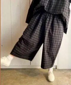 manuelle guibal マニュエルギバル　パンツ　チェック 2026年最新】マニュエルギバル manuelle guibalの人気アイテム - メルカリ