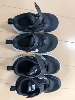 NIKE、New Balance キッズスニーカー ブラック