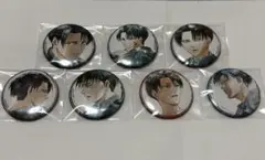 進撃の巨人 リヴァイ 缶バッジ 7点セット