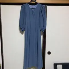 ローズバッド　ワンピース　ブルーのサムネイル