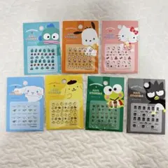 セリア　ネイルシール　サンリオ　7枚セット