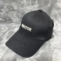 希望価格提示可能‼️ VISITOR ブラック ベースボールキャップ