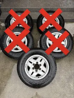 トヨタ　ランクル78プラド　純正ホイール4本セット　タイヤ無し トヨタ ランクル78プラド 純正ホイール4本セット タイヤ無し