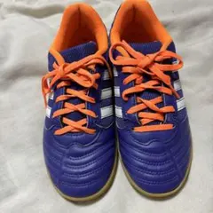 adidas Sala フットサルシューズ 5 紫/オレンジ　22.5cm