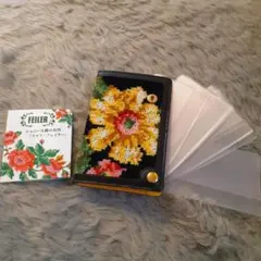 FELLER 花柄刺繍 カードケース
