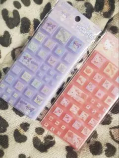 ★本日発送★2枚★タイルシール サンリオ セブンイレブン クロミ+キテ