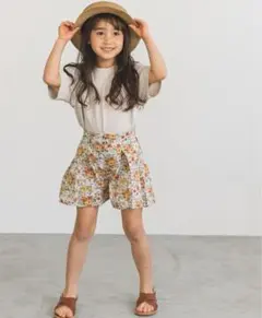 値下げしました！新品 pair manon 花柄 キュロットパンツ