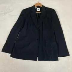 DKNY ダナキャラン テーラードジャケット 8 M相当 黒 ブラック ウールのサムネイル