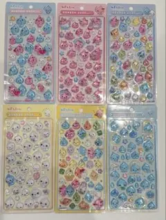 ① 即日発送しずくちゃんボンボンドロップシール6パック