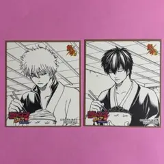 ジャンプフェアinアニメイト　ミニ色紙　銀魂　坂田銀時　土方十四郎