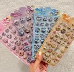 ちいかわ ぷっくりシール 4枚セット ぷくぷく