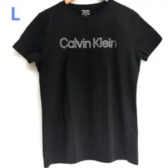 Calvin Klein ロゴ Tシャツ ブラック Lサイズ カルバンクライン
