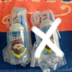 SKZOO レトログラスミニチュアチャーム　 パピーム1個 ハンクオッカ1個
