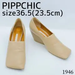 PIPPICHIC LINDA パンプス スクエアトゥ　ベージュ　1946のサムネイル