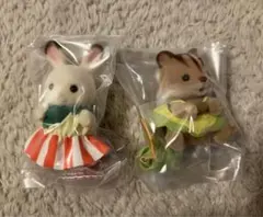 シルバニア　赤ちゃんハンバーガー屋さん　ショコラウサギ　くるみリス
